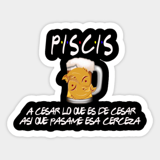 Piscis Friends Sticker